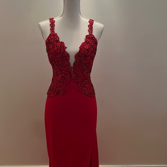 Diane Von Furstenberg Dresses & Skirts - RED DRESS Prom Evening CUSTOM MADE Diane von Furstenberg, as seen on Gigi Hadid